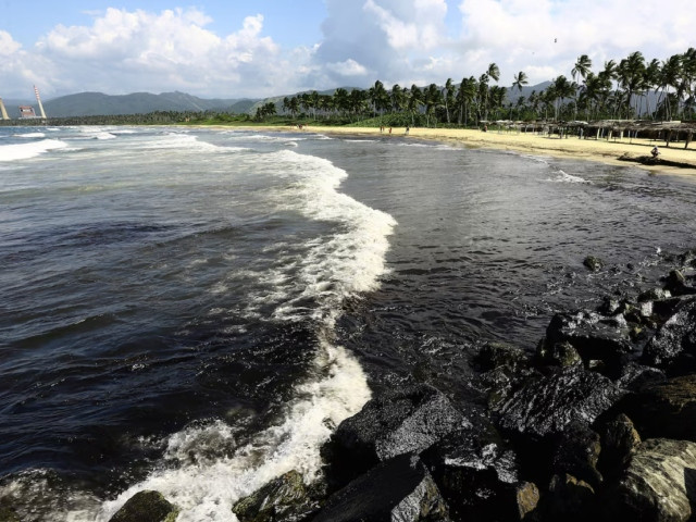 oil spill reported off venezuela s caribbean coast oil spill reported off venezuela s caribbean coast
